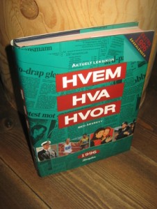 1996, HVEM HVA HVOR.
