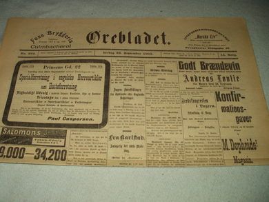 1905 nr 222 Ørebladet