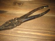 Tang fra gammel smie i god stand ca 25 cm lang