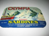 OLYMPIA BRAND, fra STAVANGER CANNING CO, STAVANGER