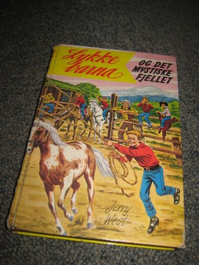 West: Lykke Barna og DET MYSTISKE FJELLET Bok nr 14 1970