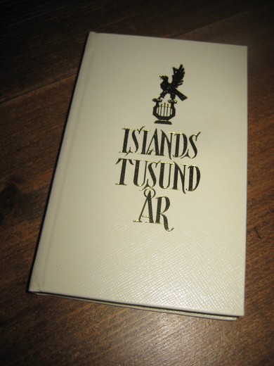 ISLANDS TUSUND ÅR. DIKT I UTVAL. 1970.