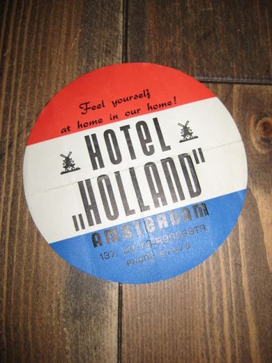 HOTEL HOLLAND AMSTERDAM 50 tallet