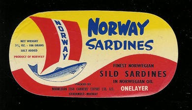 Norwegian Fish CannersExport LTD, Stavanger. Norway Sardines.