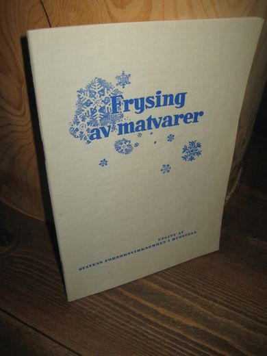 FRYSING AV MATVARER. 1961.