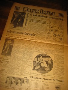 NORSK IDRETT, 1938, 21. februar