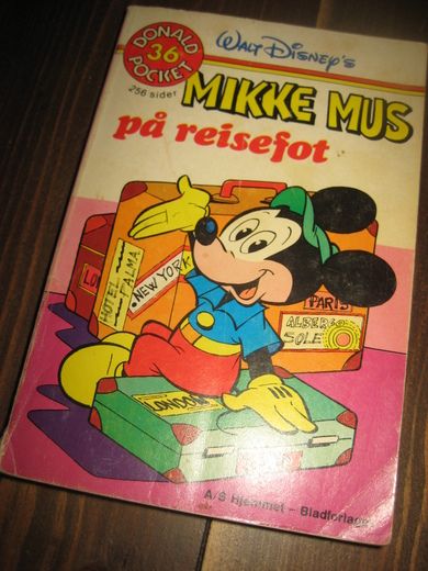 MIKKE MUS PÅ REISEFOT bok nr 036