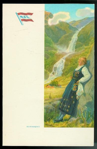 Meny fra M/S SAGAFJORD 16 juni 1966