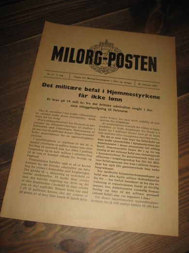 1947 nr 002 MILORG POSTEN