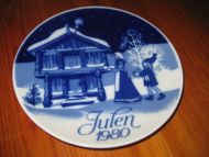 1980 Juleplatte fra Porsgrunn Til stabburet med julemat