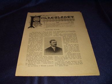 1910 nr 001 Folkebladet