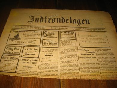 1916 nr 009 Indtrøndelagen