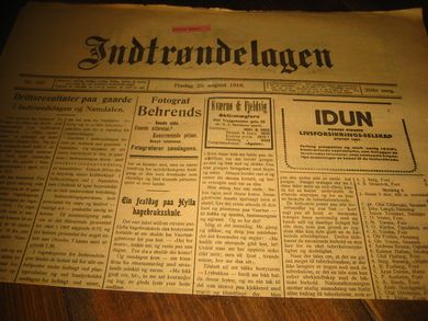 1916 nr 162 Indtrøndelagen