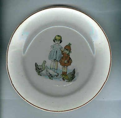 Gefle barnetallerken fra gamle dager!