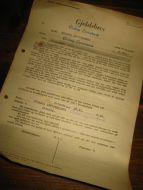 Gjeldsbrev til Ørskog Sparebank 1962