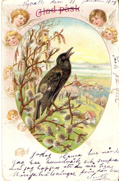 Påskekort fra 1908