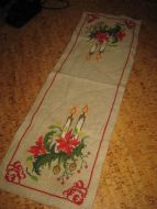 Pent broderi arbeid ca 88*29 cm stort