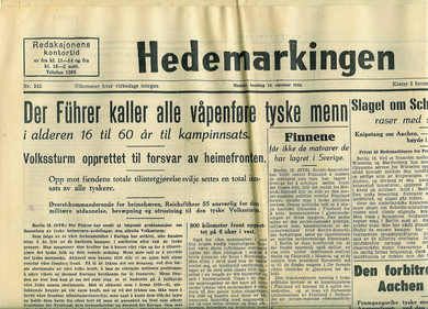 1944 nr 242 Hedemarkingen