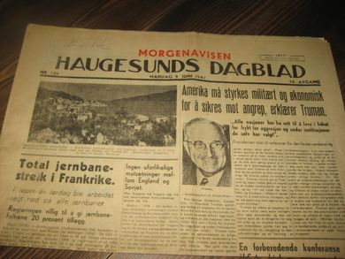 1947 nr 126 HAUGESUNDS DAGBLAD
