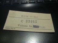 KON TIKI C33465 Voksen kr 1 - 1958