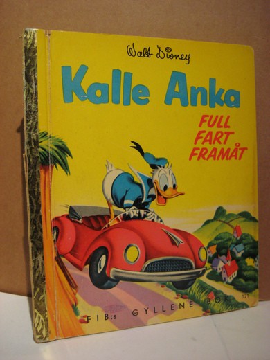 Kalle Anka FULL FART FRAMÅT, bok nr 121,