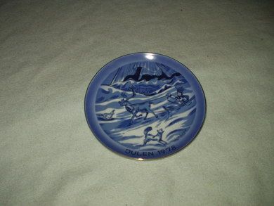 1978 Juleplatte med same med reinsdyr fra Aase Berglie