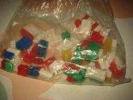 Pose med gammel lego.