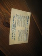 Reseptkonvolutt fra Storfjord Apotek Stranda 60 tallet?