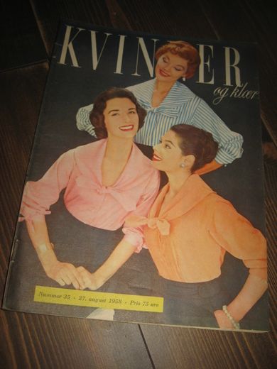 1958 nr 035 KVINNER og klær