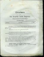 1886,nr 010, Circulære fra Den Kongelige Norske Regjerings Departement for det Indre. Poststyrelsen.