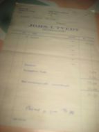 Faktura fra JOHS I TVEDT PELSBEREDERI VALESTRANDFOSSEN 1970