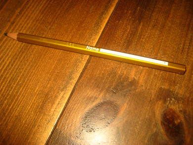 Ubrukt blyant BEROL ALPHEX SOFT GULL 80 tallet