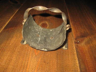 Skål til smijerns golvlampe, 40 tallet.