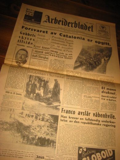 1939 nr 031 Arbeiderbladet