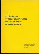 Øbrikn: UPPFØLJING AV ET PEDAGOGISKT FORSØK MED STRUKTURERAT MATEMATIKMATERIAL. 1972