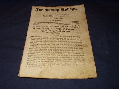 1842 nr 041 For Huuslig Andagt