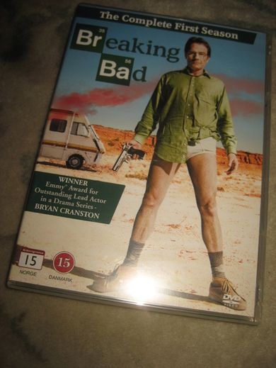 BREAKING - BAD. Første sesong, 3 disk, 5.5 time