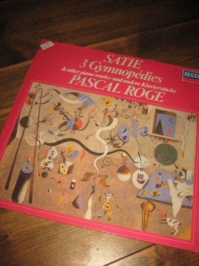 PASCAL ROGE SATIE 3 Gymnope'dies 1984