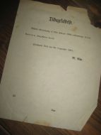 Tilbagekaldelse fra Christiania Stift september 1881