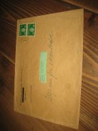 Konvolutt fra Fiskeridirektøren Båtkontoret BERGEN 1951