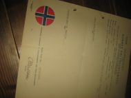 CERTIFIKAT FRA NORGES SØLVREVSTAMBOK, 15055, 22.10. 1929.