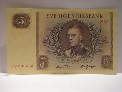 1963 5 KRONOR UV690028