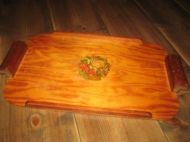Serveringsbrett ca 48*28 cm stort 60 tallet