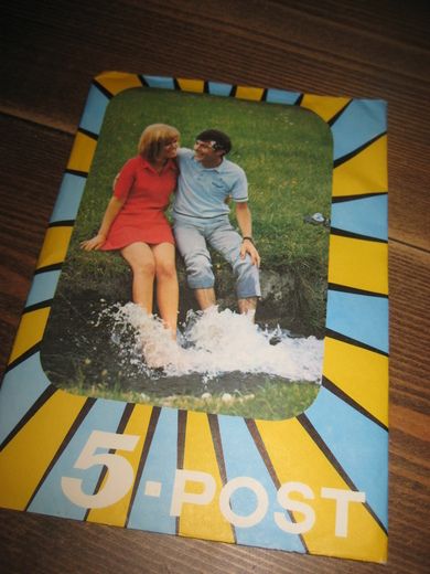 Ubrukt pakke 5 POST fra Eberh B Oppi 70 tallet