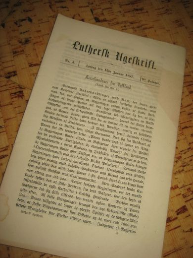 1881 nr 003 Luthersk Ugeskrift