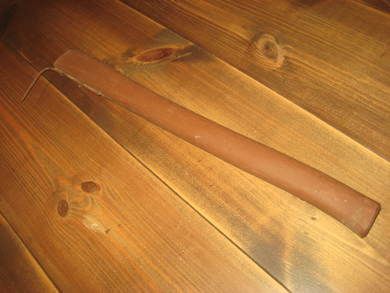 Gammel heimelaga klepp ca 50 cm lang 40 tallet For admin: A