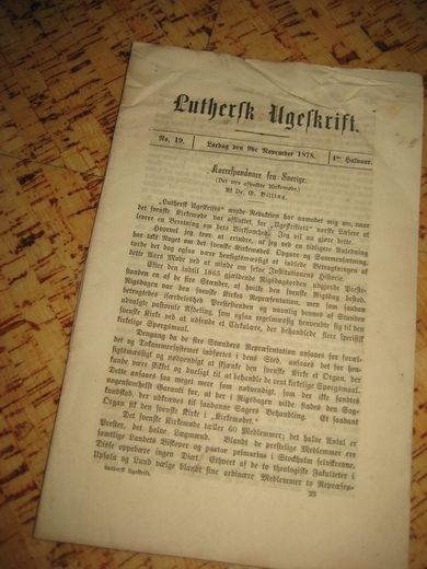 1878 nr 019 Luthers Ugeskrift