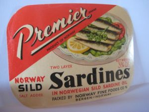 Premier Sardines fra NORWAY FINE FOODS, BERGEN.