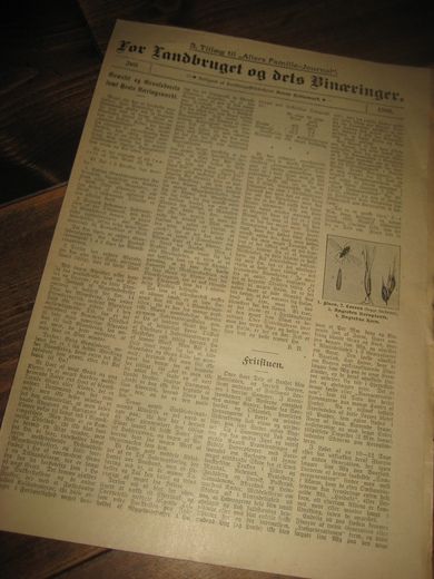 1906,  juli, For Landbruget og dets Binæringer.