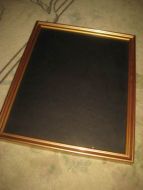 Gammel bilderamme med glass, klar til innramming. Ca. 22*27  cm stor. Dette er ramme nr 34